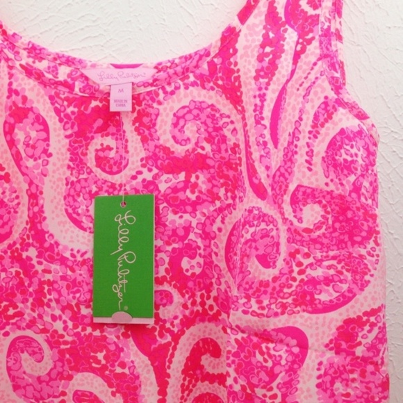Lilly Pulitzer Cosmos Silk Top, NWT - Picture 2 of 4